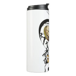 Garrafa Térmica Tumbler de Arte Digital Inspirado no Surrealismo: