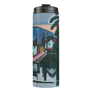 Garrafa Térmica Tumbler de arte "Old Canal Port"