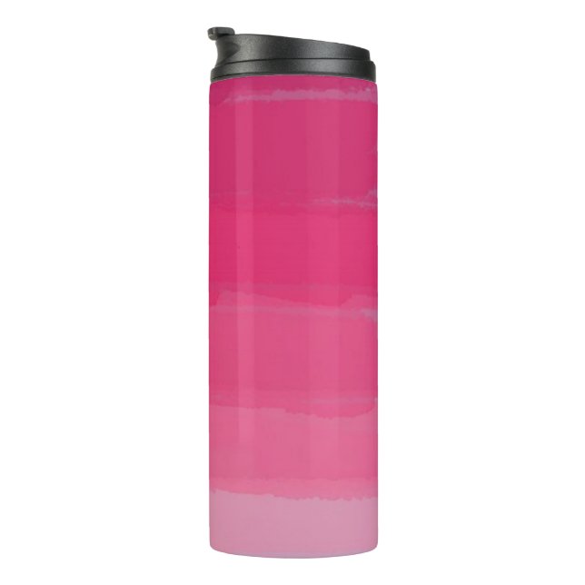 Garrafa Térmica Tumbler de Batom Rosa (Rotação à direita)