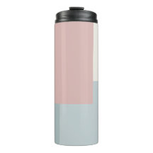 Tumbler de Bloco de Cor Abstrato Estético Moderno