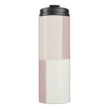 Tumbler de Bloco de Cor Abstrato Estético Moderno