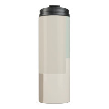 Tumbler de Bloco de Cor Abstrato Estético Moderno
