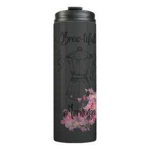 Garrafa Térmica Tumbler de Café Manhãs Maravilhosas