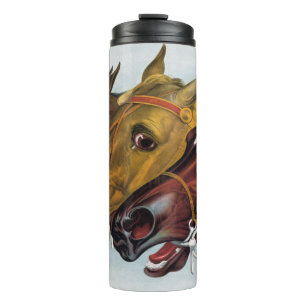 Garrafa Térmica Tumbler de Cavalos de Corrida