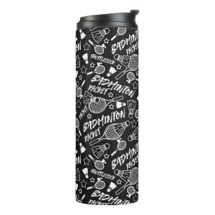 Garrafa Térmica Tumbler de Design Atlético de Badminton 