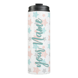Garrafa Térmica Tumbler de Estrela com Nome Personalizado | Caneca