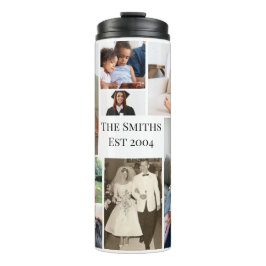 Garrafa Térmica Tumbler de Foto Personalizado de 16 oz
