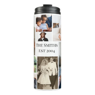 Garrafa Térmica Tumbler de Foto Personalizado de 16 oz
