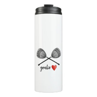 Garrafa Térmica Tumbler de Goleiro de Lacrosse-Paus de Goleiro Cru