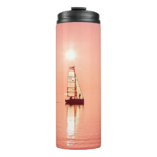 Garrafa Térmica Tumbler de nome personalizado de navegação