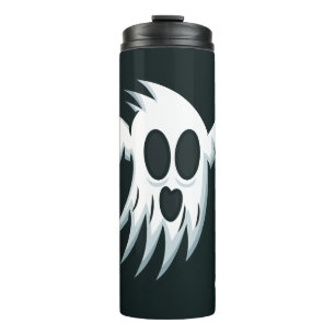 Garrafa Térmica Tumbler de nome personalizado do Halloween Ghost