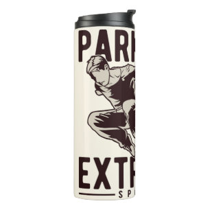 Garrafa Térmica Tumbler de nome personalizado PARKOUR