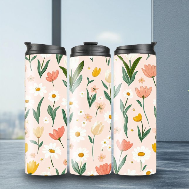 Garrafa Térmica Tumbler de padrão de Páscoa reproduzível (Criador carregado)