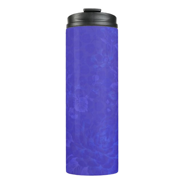 Garrafa Térmica Tumbler de Rosa de jardim roxo (Frente)