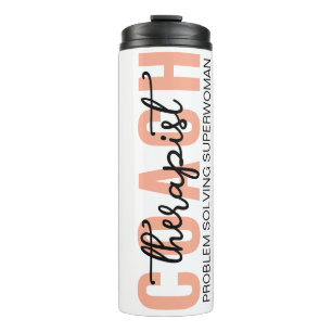 Garrafa Térmica Tumbler de Terapeuta de Torcida Personalizado, Pre