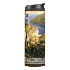 Garrafa Térmica Tumbler de viagens vintage Riviera