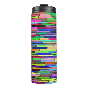 Garrafa Térmica Tumbler do Thermal das listras