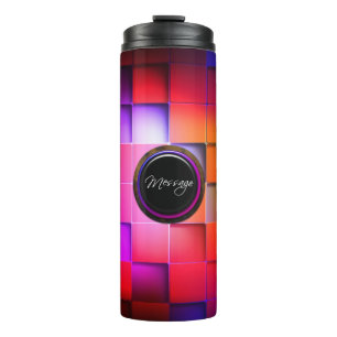 Garrafa Térmica Tumbler do Thermal das opções da arte abstracta
