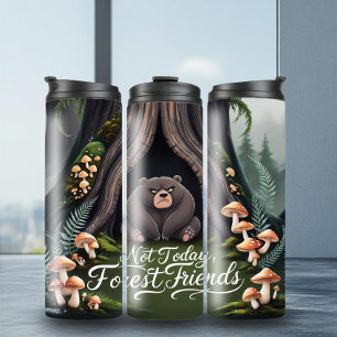 Garrafa Térmica Tumbler do Urso Inverso Adorável