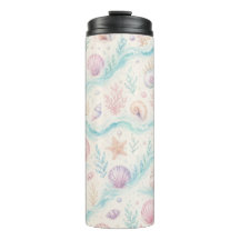 Tumbler Estético Praia Pastel