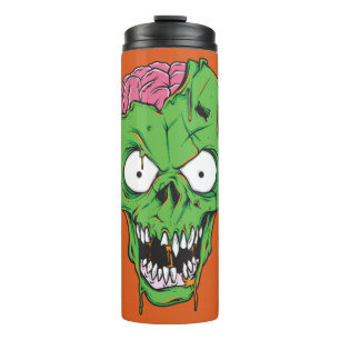Garrafa Térmica Tumbler feito sob encomenda do zombi do nome & da