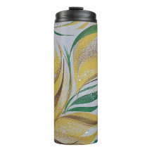 Tumbler Floral Amarelo