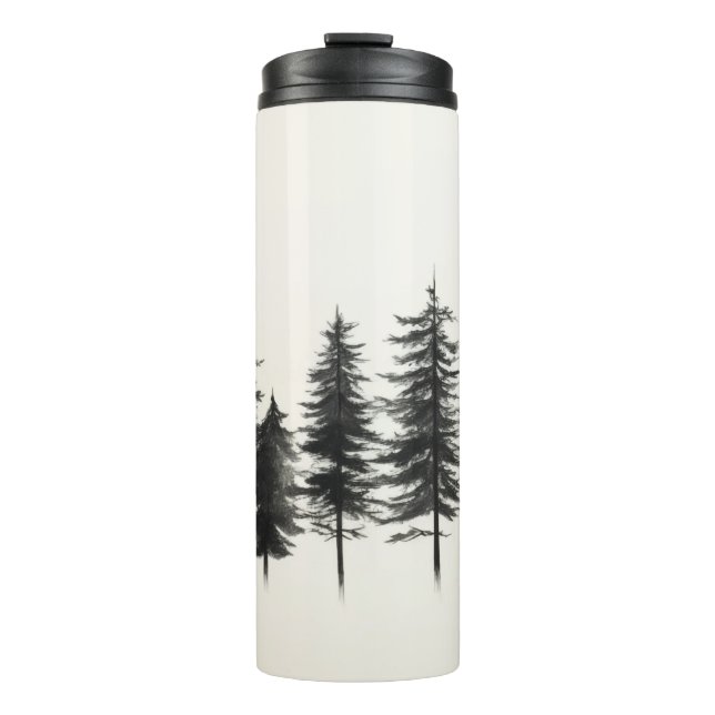 Garrafa Térmica Tumbler isolado ecologicamente-chic com Design de  (Frente)