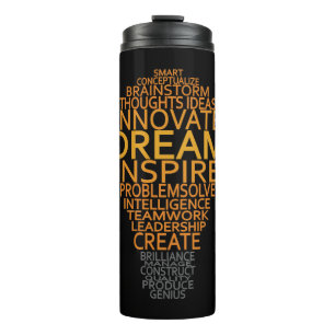 Garrafa Térmica Tumbler personalizado da lâmpada Inspiracional