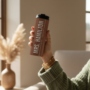 Garrafa Térmica Tumbler Personalizado de Aniversário para Marido e