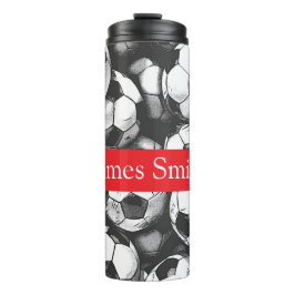 Garrafa Térmica Tumbler personalizado de bebida de futebol