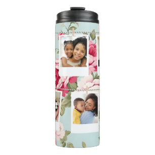Garrafa Térmica Tumbler Personalizado de Colagem de Fotos