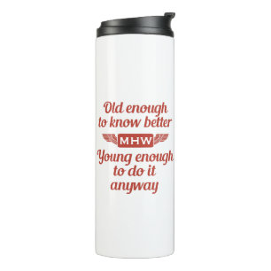 Garrafa Térmica Tumbler personalizado "Old & Young"