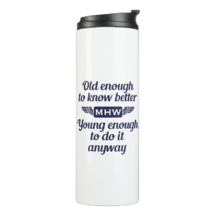 Garrafa Térmica Tumbler personalizado "Old & Young"