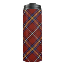 Tumbler real do Thermal do Tartan