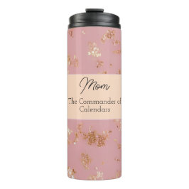 Garrafa Térmica Tumbler rosa para a mãe