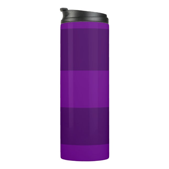 Garrafa Térmica Tumbler Roxo Multi-Cor  (Rotação à direita)