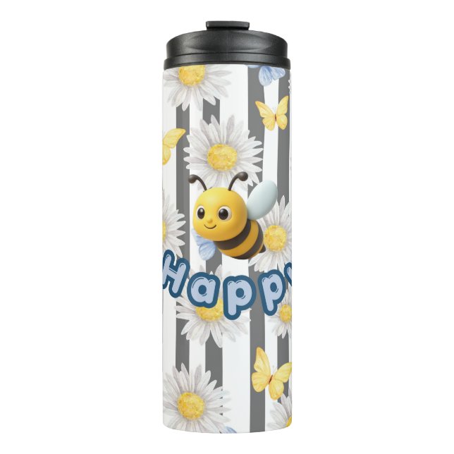 Garrafa Térmica Tumbler Seja Feliz (Frente)