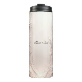 Garrafa Térmica Tumbler Termal da Ivory Floral Branco