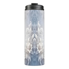 Garrafa Térmica Tumbler Termal Flourado Branco