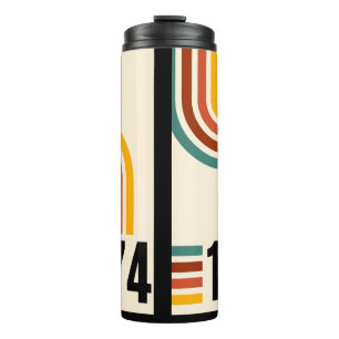 Garrafa Térmica Tumbler térmico 1974 Retro Vintage