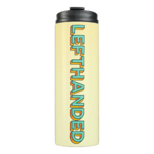 Garrafa Térmica Tumbler Térmico à Esquerda de pop Art