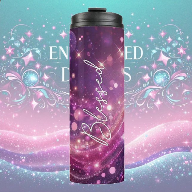 Garrafa Térmica Tumbler Térmico Abençoado Fantasy Tumbler (Criador carregado)