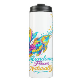 Garrafa Térmica Tumbler Térmico Abundância de Peixes Koi Coloridos