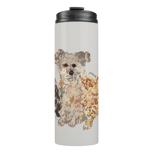 Garrafa Térmica Tumbler Térmico: Amor aos Animais de Companhia (Frente)