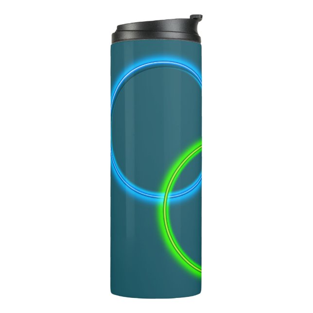 Garrafa Térmica Tumbler Térmico - Anéis Entrelaçados (Giro à esquerda)
