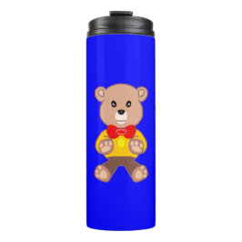 Garrafa Térmica Tumbler Térmico Azul-Urso