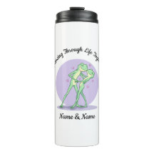 Tumbler Térmico Casal de Rãs Personalizado