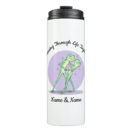 Garrafa Térmica Tumbler Térmico Casal de Rãs Personalizado