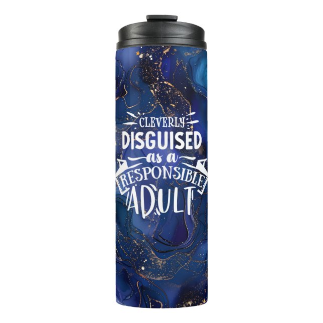 Garrafa Térmica Tumbler térmico claramente dissimulado (Frente)