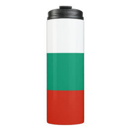 Garrafa Térmica Tumbler térmico com bandeira da Bulgária